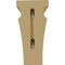 Ekena Millwork 5"W x 5 3/4"D x 10"H Medium Nevio Wood Corbel, Alder CORW05X05X10NEAL - alternate 2